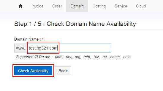 How To Register New Domain Name With IPServerOne Customer Portal  IPSERVERONE