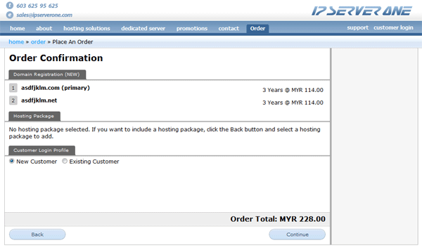 Step 6: Order Confirmation and Customer Profile Step 6: Order Confirmation and Customer Profile