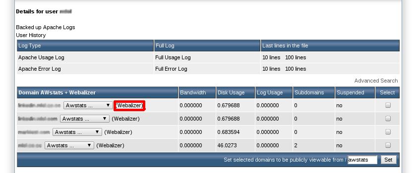 awstats homepage awstats homepage