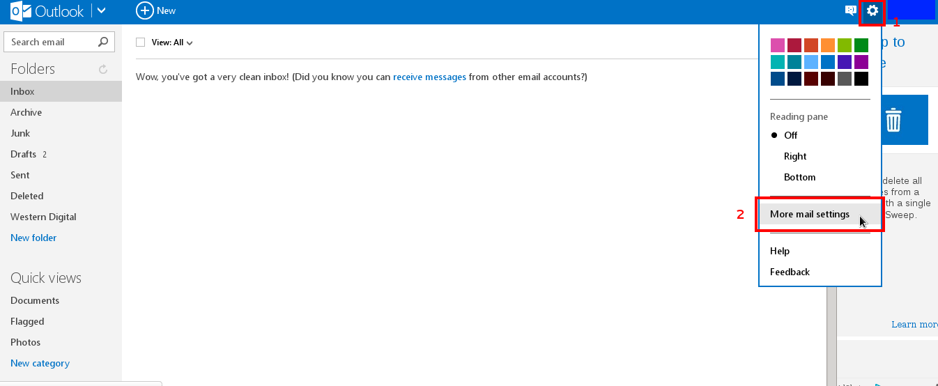 How to whitelist or blacklist email address in Hotmail - IPSERVERONE