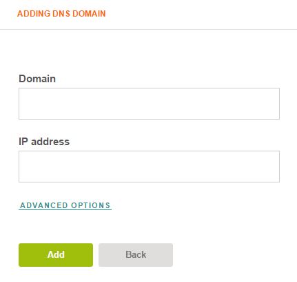 Add DNS domain in VestaCP