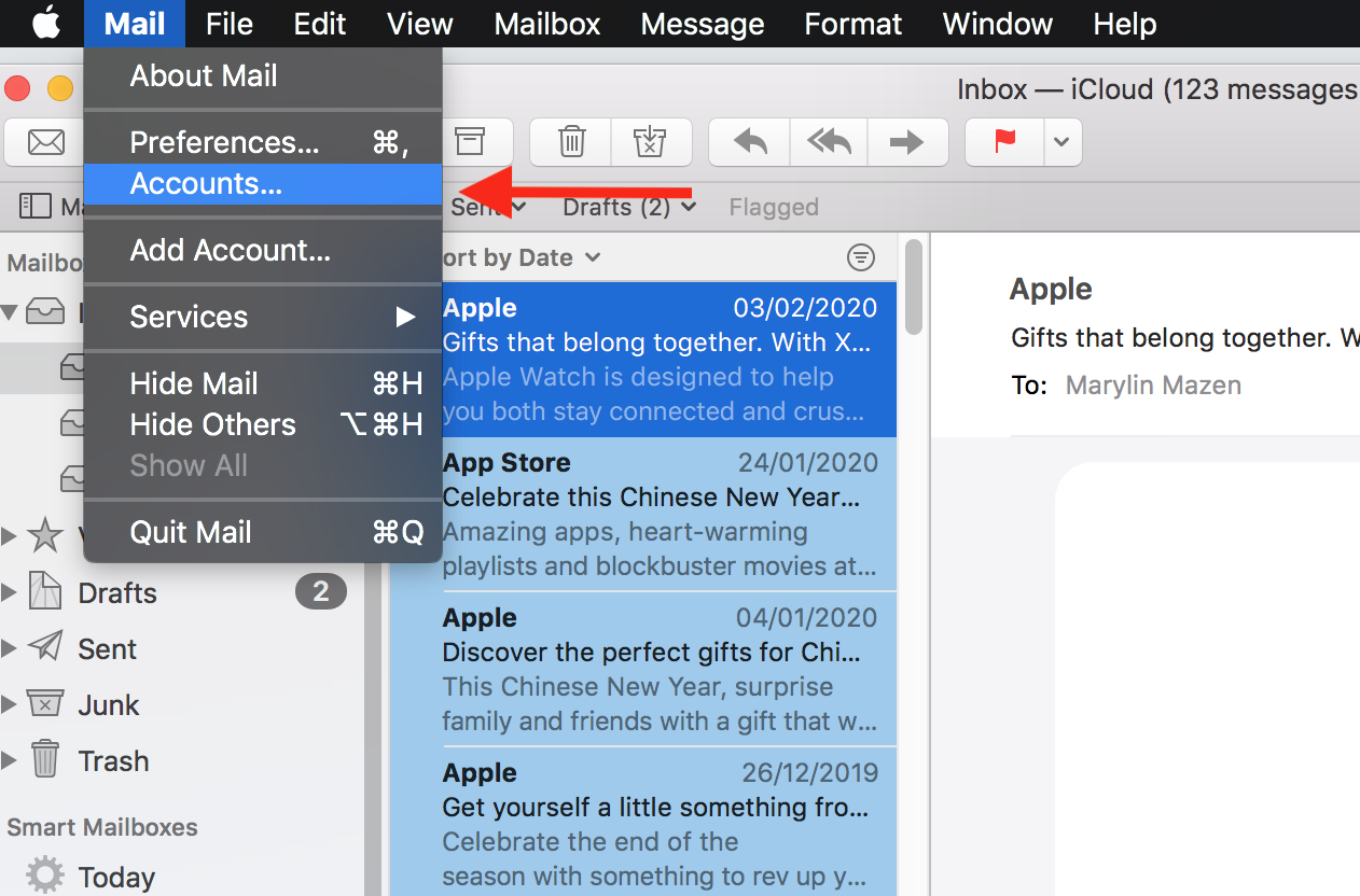 How to setup email on Apple Mail? IPSERVERONE