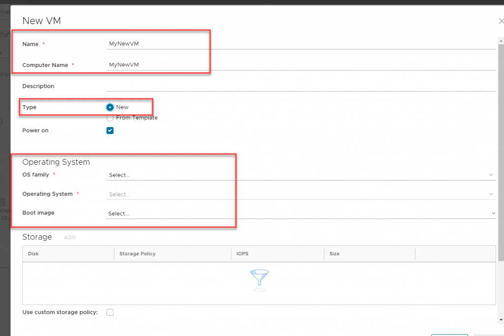 How to deploy a VM and install OS using my own uploaded ISO file ...