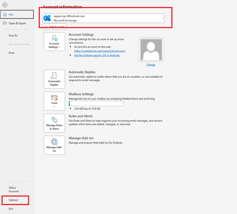 How to adjust send/receive setting in Outlook - IPSERVERONE